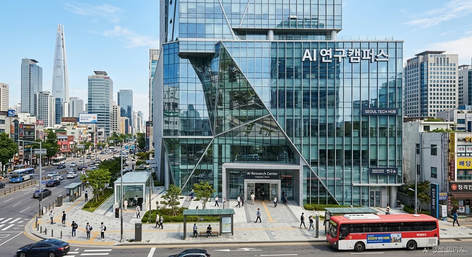 서울 강남에 들어설 구글 AI 캠퍼스 조감도 콘셉트 이미지